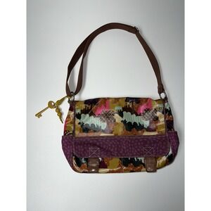Fossil‎ Key-Per Messenger Bag Classic Style Functional Work Travel Shoulder
